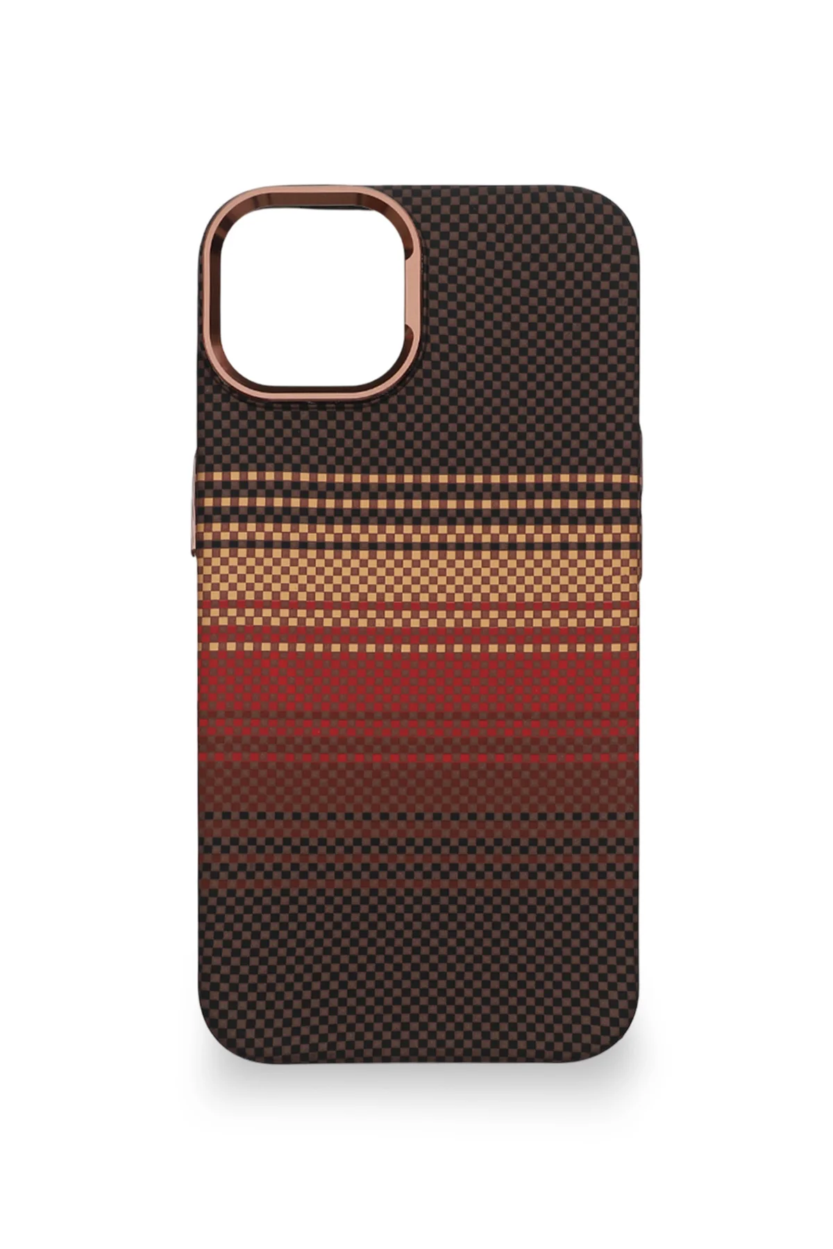 Pixel Weave Case iPhone 12/12 Pro Ateş Çizgisi