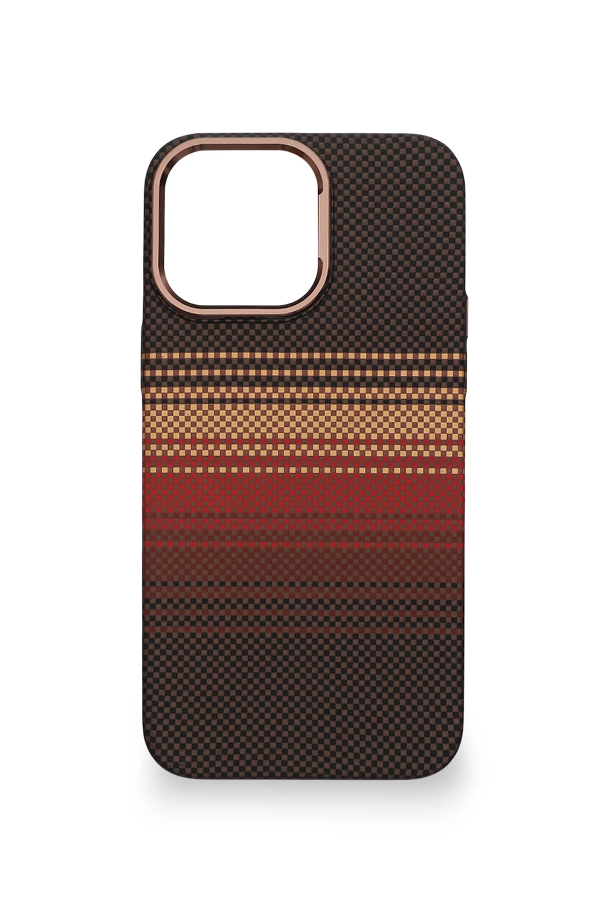 Pixel Weave Case iPhone 15 Pro Ateş Çizgisi
