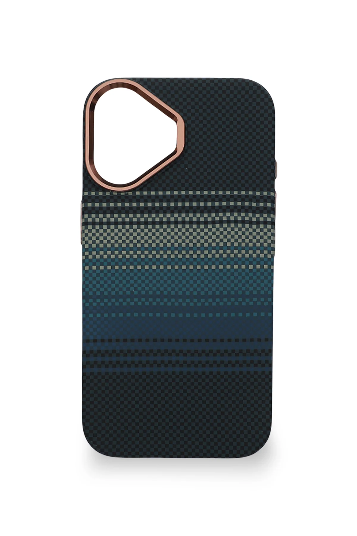 Pixel Weave Case iPhone 17 Derin Mavi Akım