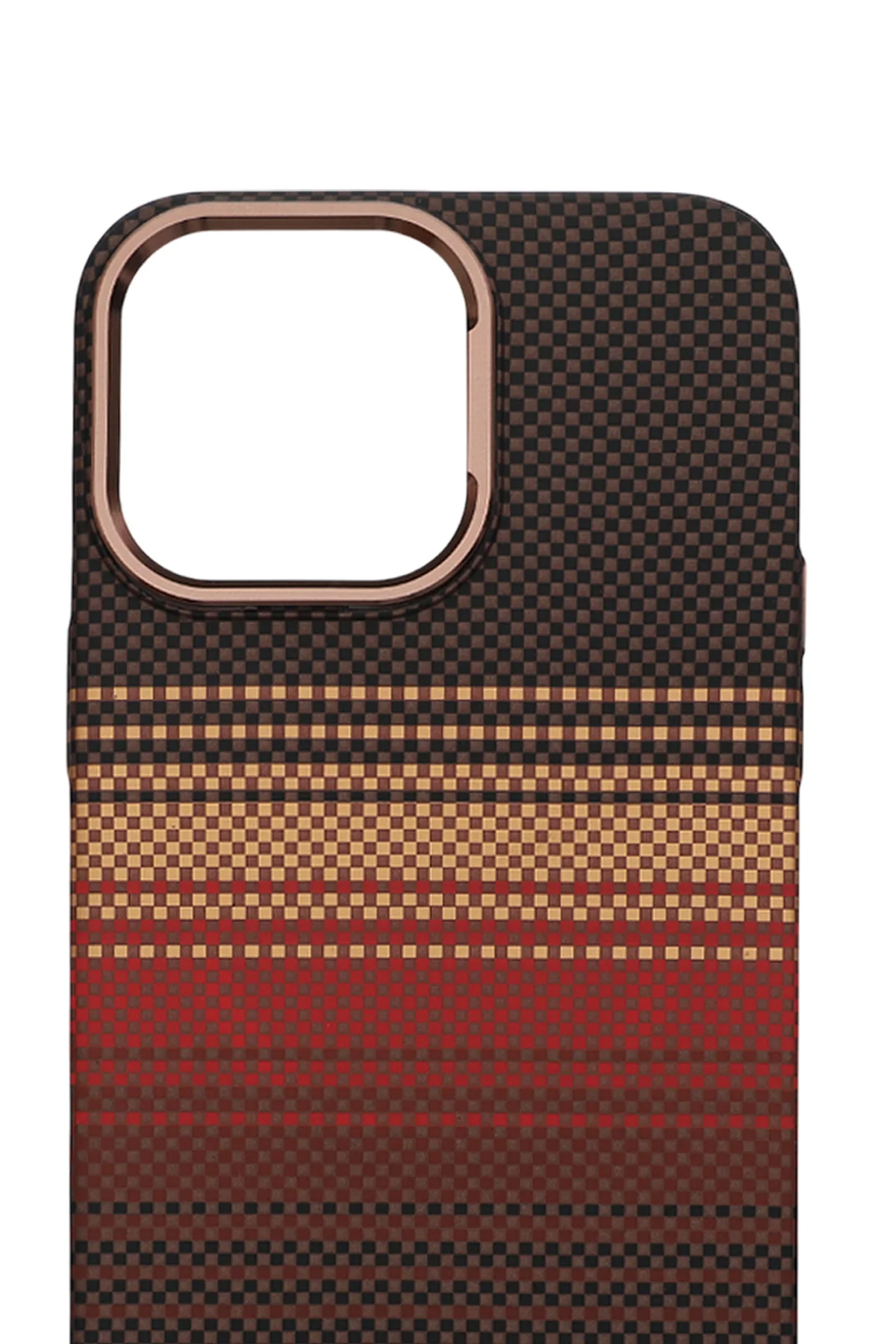 Pixel Weave Case iPhone 15 Pro Ateş Çizgisi