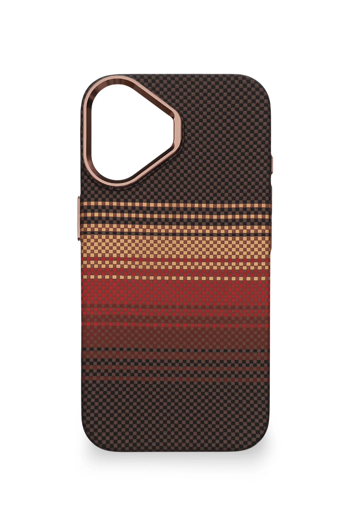 Pixel Weave Case iPhone 17 Ateş Çizgisi