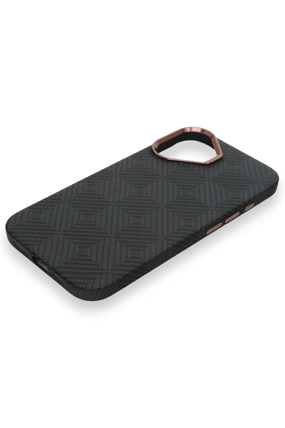 Pixel Weave Case iPhone 17 Gece Izgarası