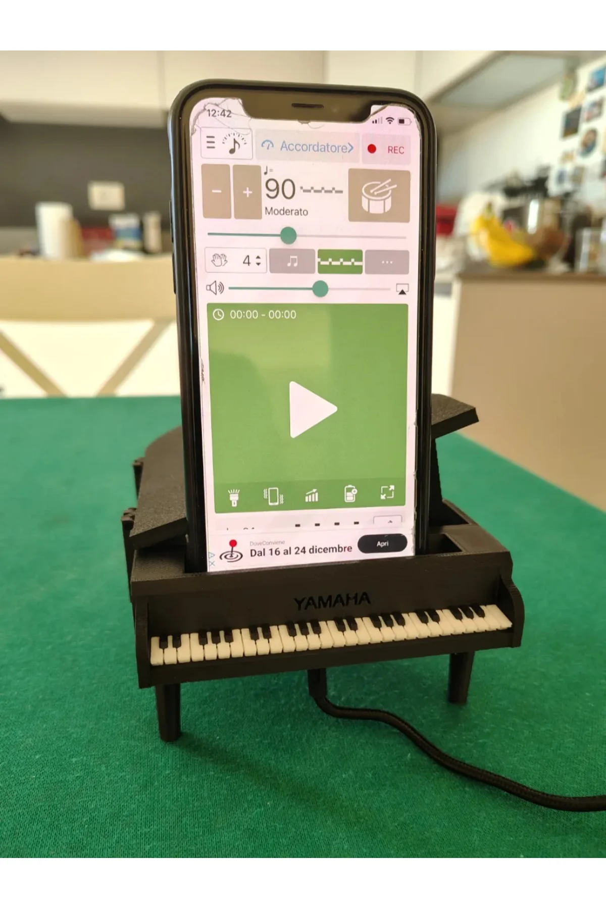 PİYANO KUTUSU TELEFON TUTUCUSU