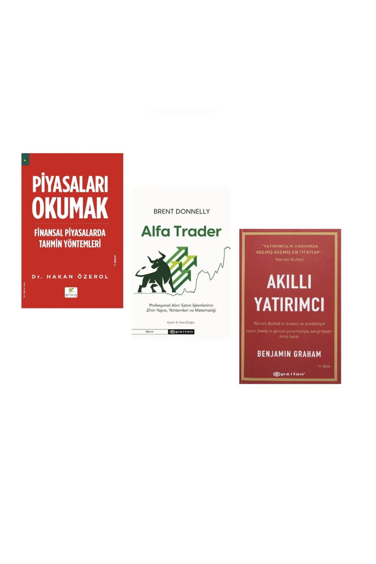 piyasalari okumak + alfa trader + akilli yatirimci =3 set Fiyatı, Yorumları ve Özellikleri