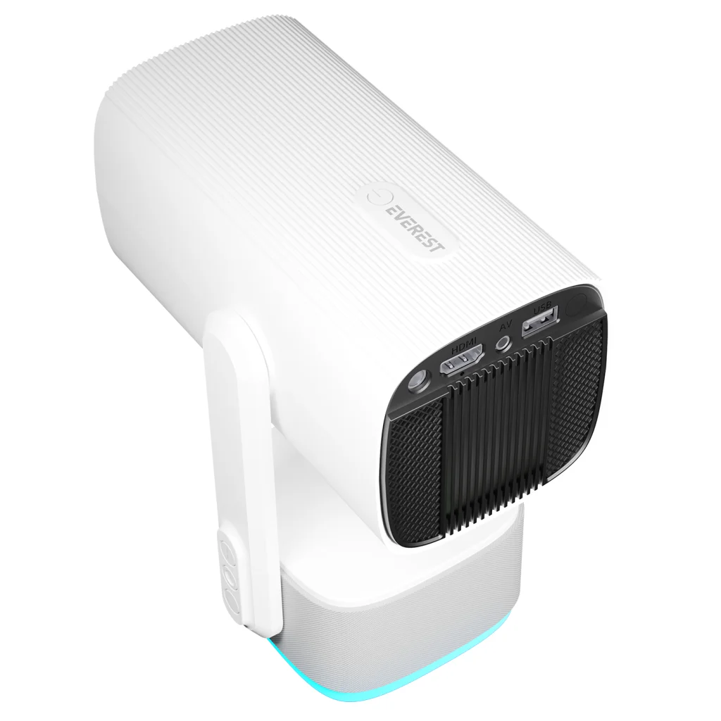 PJ08, Beyaz, 5200 Lümen, 1280x720, 1xHDMI, 1xUSB, WiFi, Bluetooth, 30.000 Saat Led Ömrü, 6W Speaker, 5200mAh Batarya, Taşınabilir, Android 11, 4K Dest Fiyatı, Yorumları ve Özellikleri