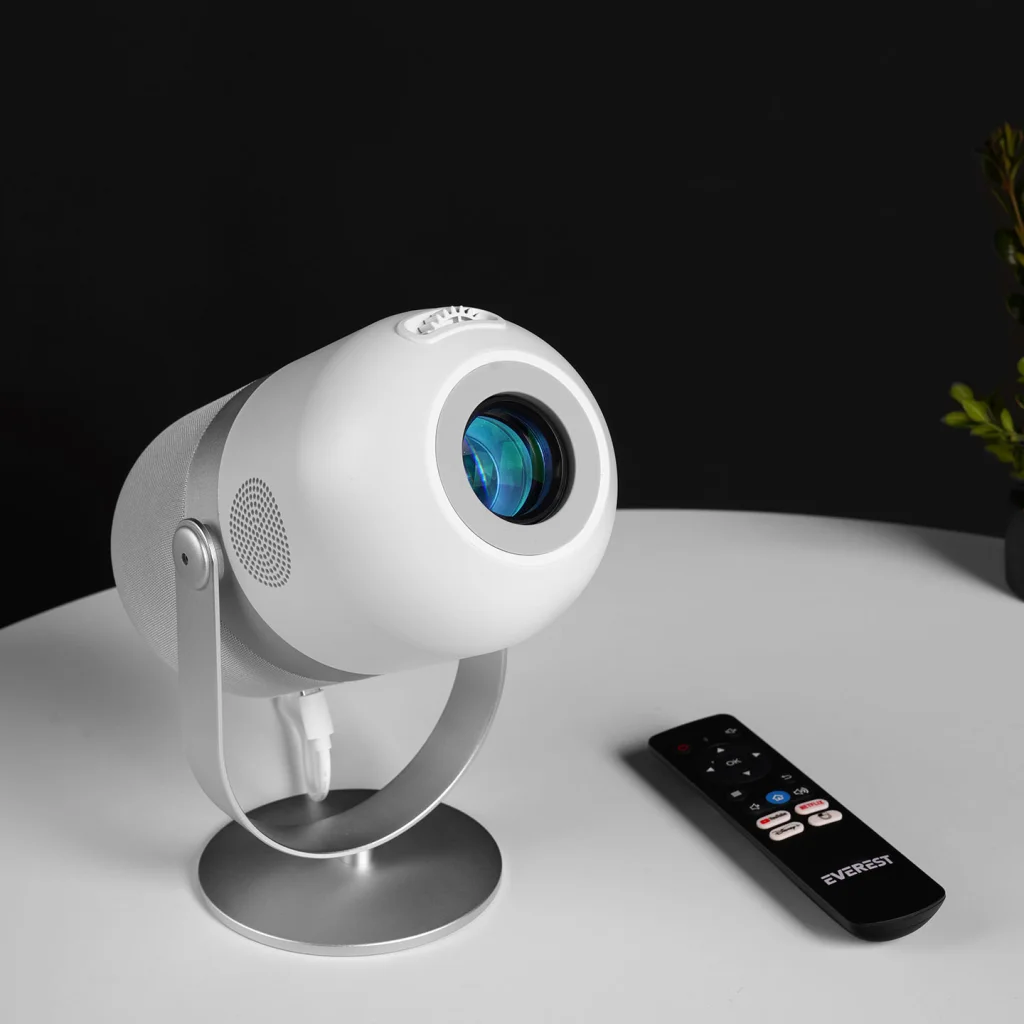 PJ09, Beyaz, 4500 Lümen, 1280X720, 1xType-C, 1xHDMI, 1xUSB, WiFi, Bluetooth, 50.000 Saat Led Ömrü, 3W Speaker, Android 9.0, FULL HD Projeksiyon Cihazı Fiyatı, Yorumları ve Özellikleri