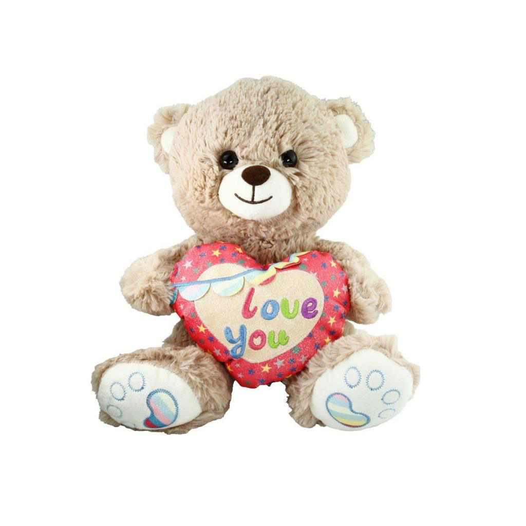 PJH2324  Peluş Kalpli Ayı Love You 30 cm