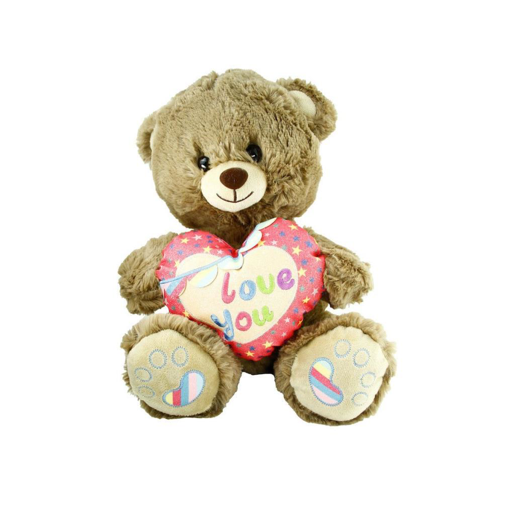 PJH2324  Peluş Kalpli Ayı Love You 30 cm