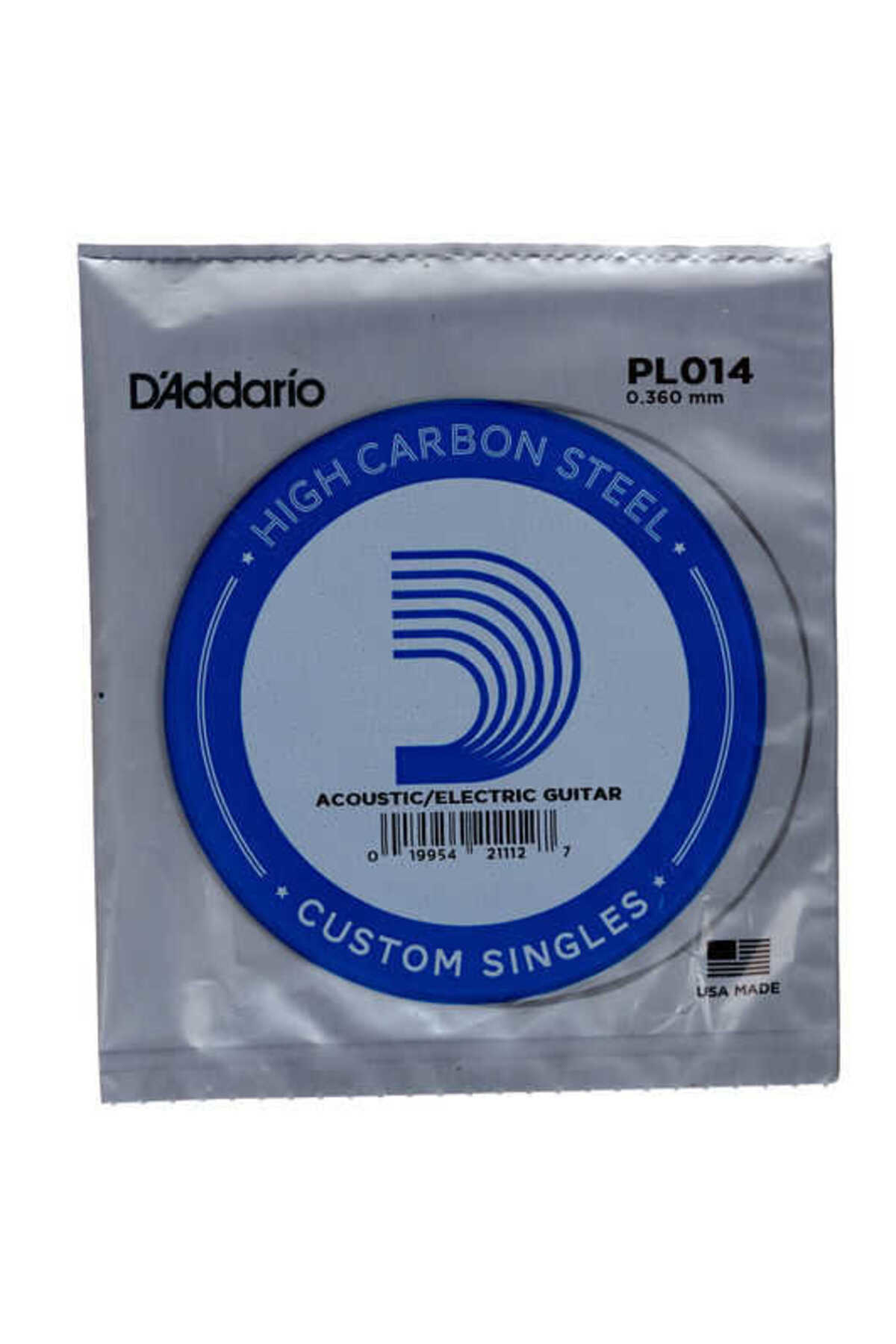 Daddario Pl014 Elektro Ve Akustik Tek Tel, B-(Si), High Carbon St