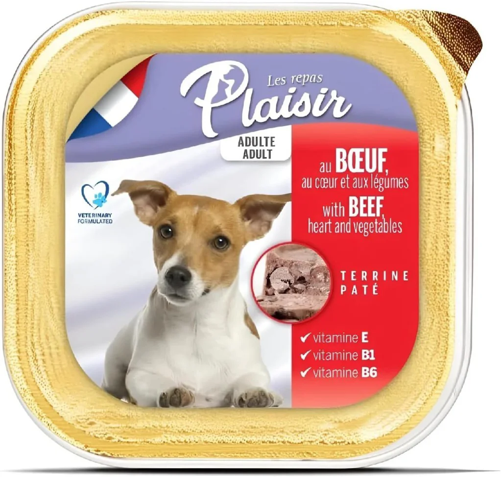 Plaisir Pate Biftek ve Sebzeli Köpek Konservesi 150 Gr