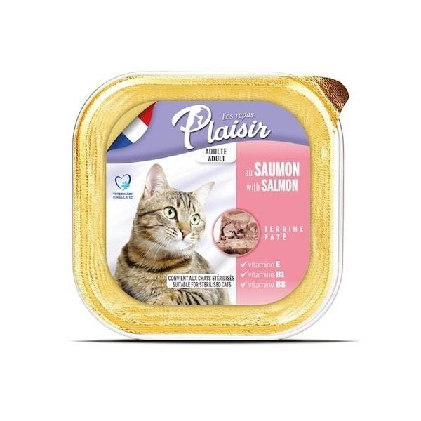 Plaisir Pate Ezme Somonlu Kedi Konservesi 100 Gr