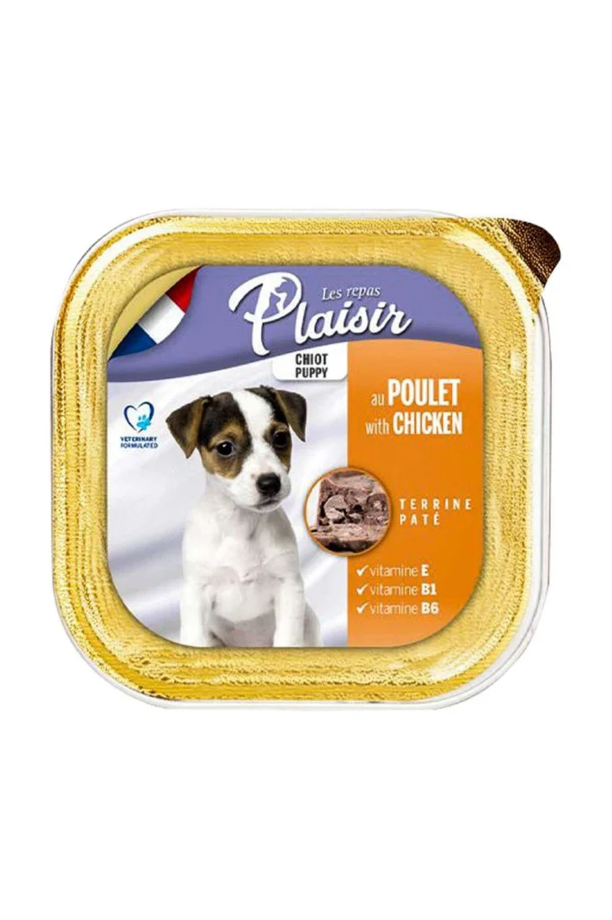 Plaisir Pate Tavuklu Yavru Ezme Köpek Konservesi 150 Gr