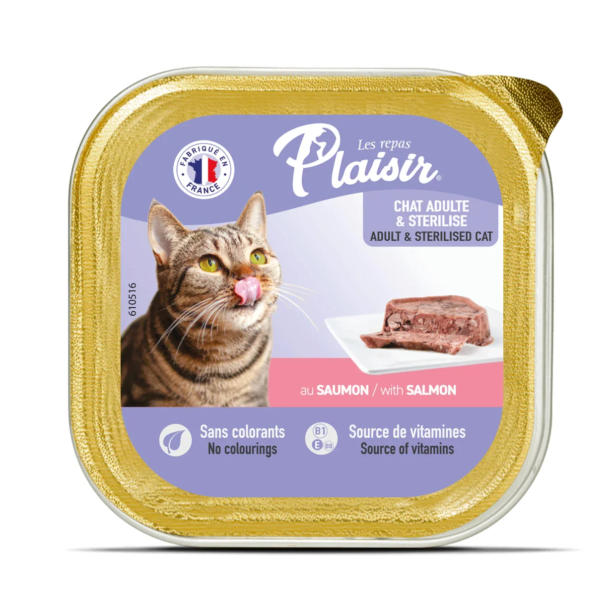 Plaisir Somon Balıklı Pate Kısırlaştırılmış ve Yetişkin Kedi Yaş sı 100 Gr Plaisir Somon Balıklı Pate Kısırlaştırılmış ve Yetişkin Kedi Yaş sı 100 Gr