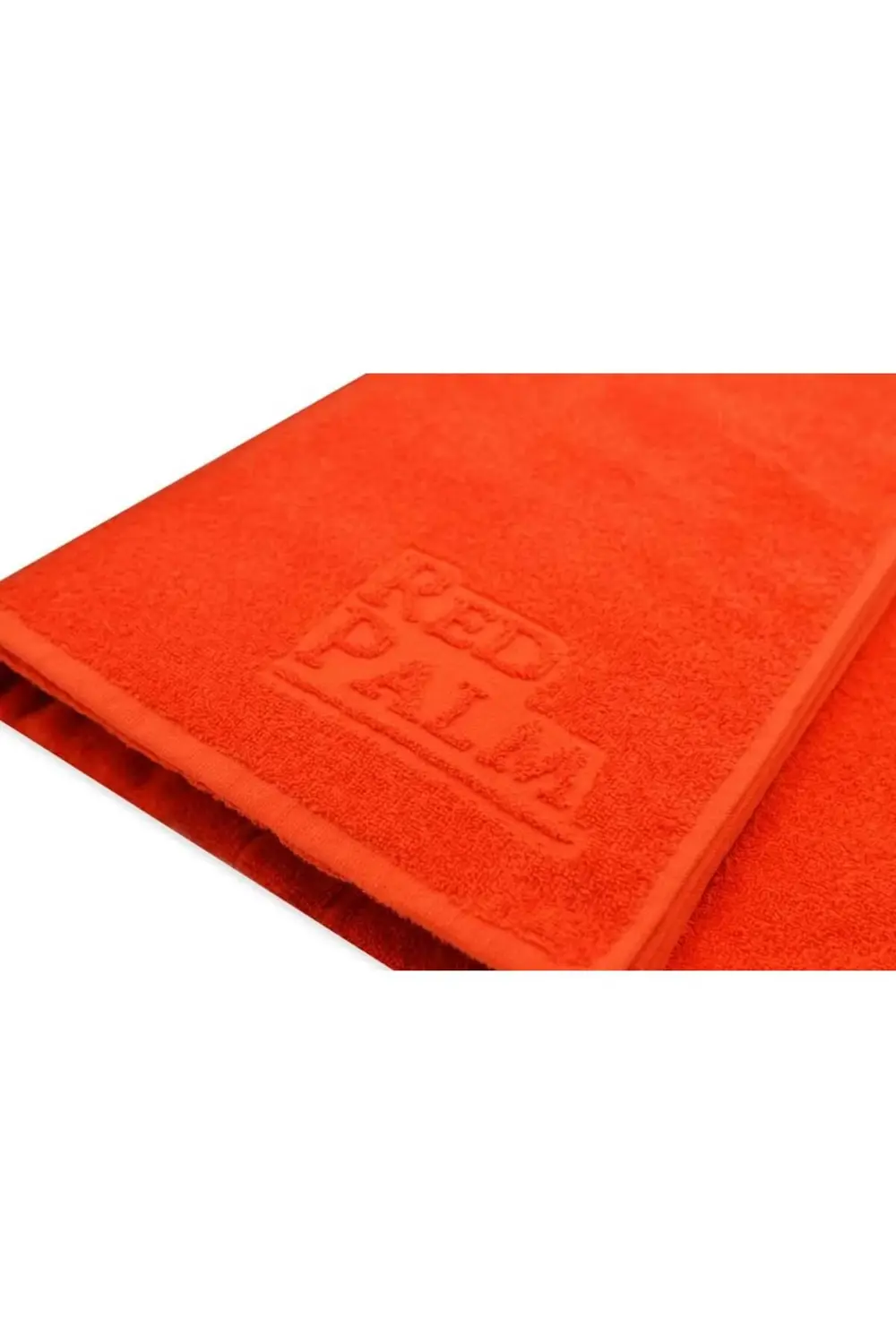 Plaj Çantasına Dönüşen %100 Pamuk Kırmızı Plaj Havlusu