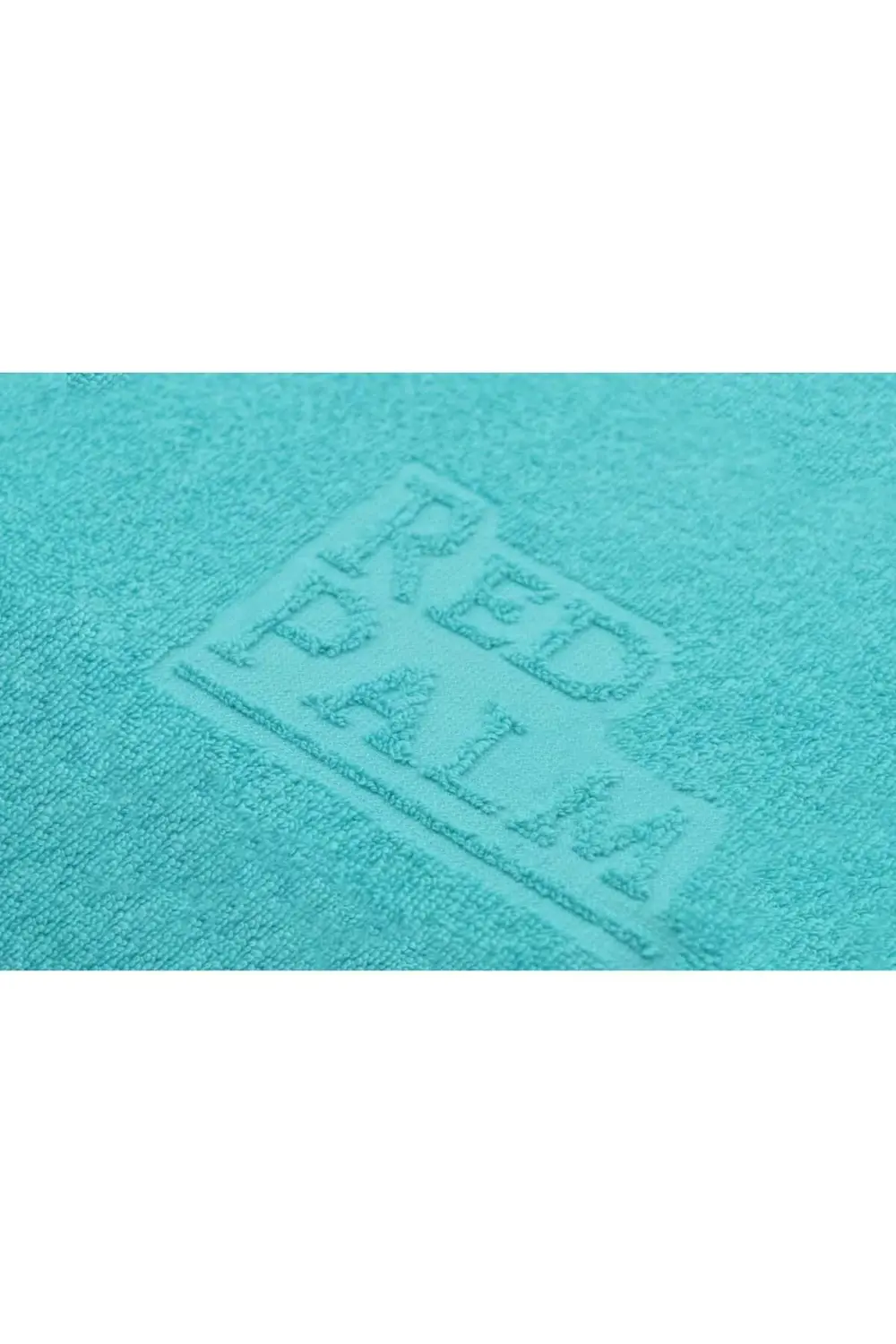 Plaj Çantasına Dönüşen %100 Pamuk Mavi Plaj Havlusu