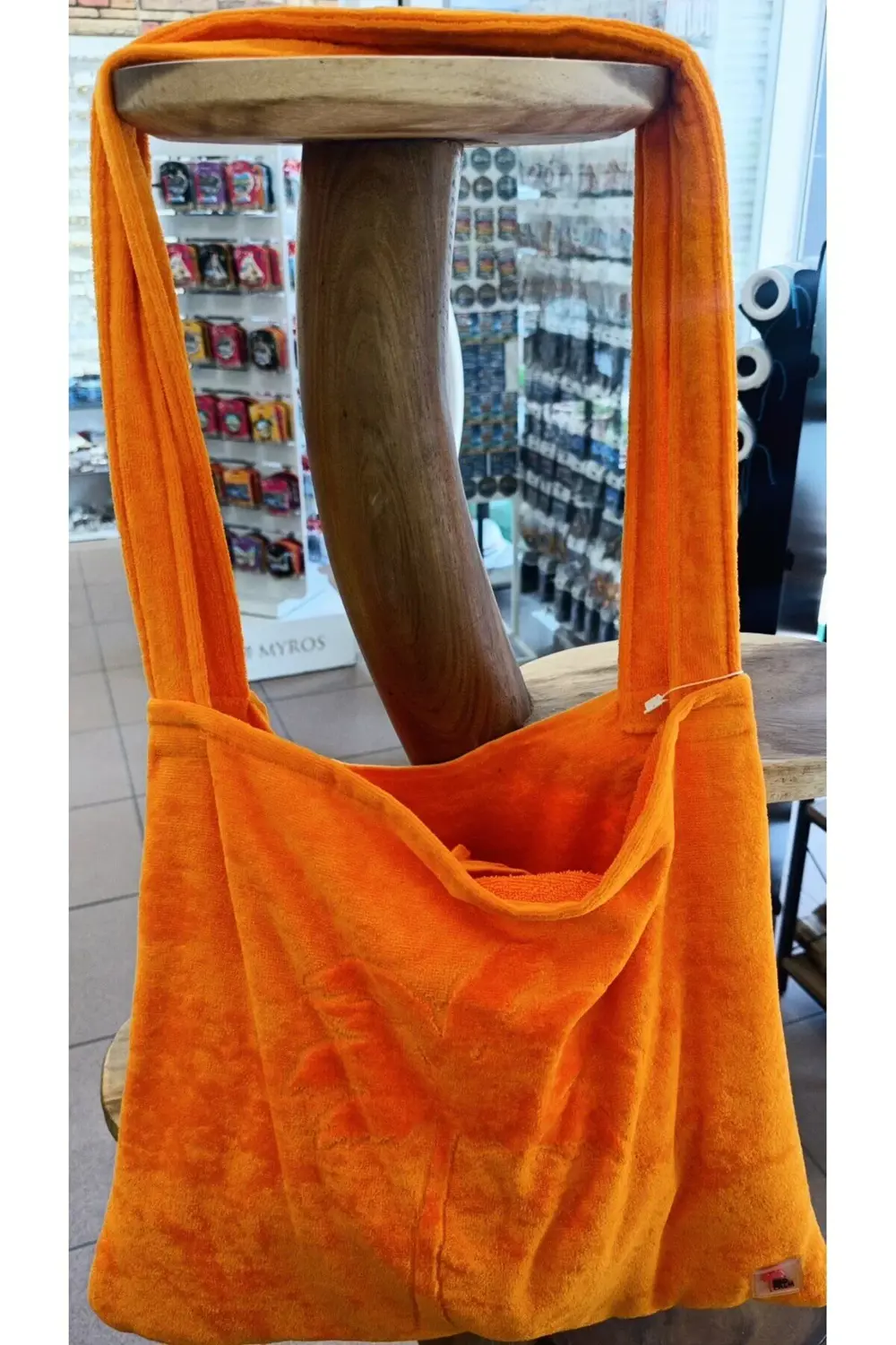 Plaj Çantasına Dönüşen %100 Pamuk Pembe Plaj Havlusu