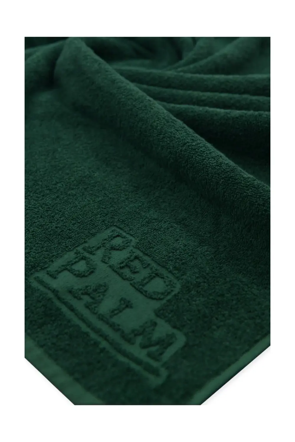 Plaj Çantasına Dönüşen %100 Pamuk Yeşil Plaj Havlusu