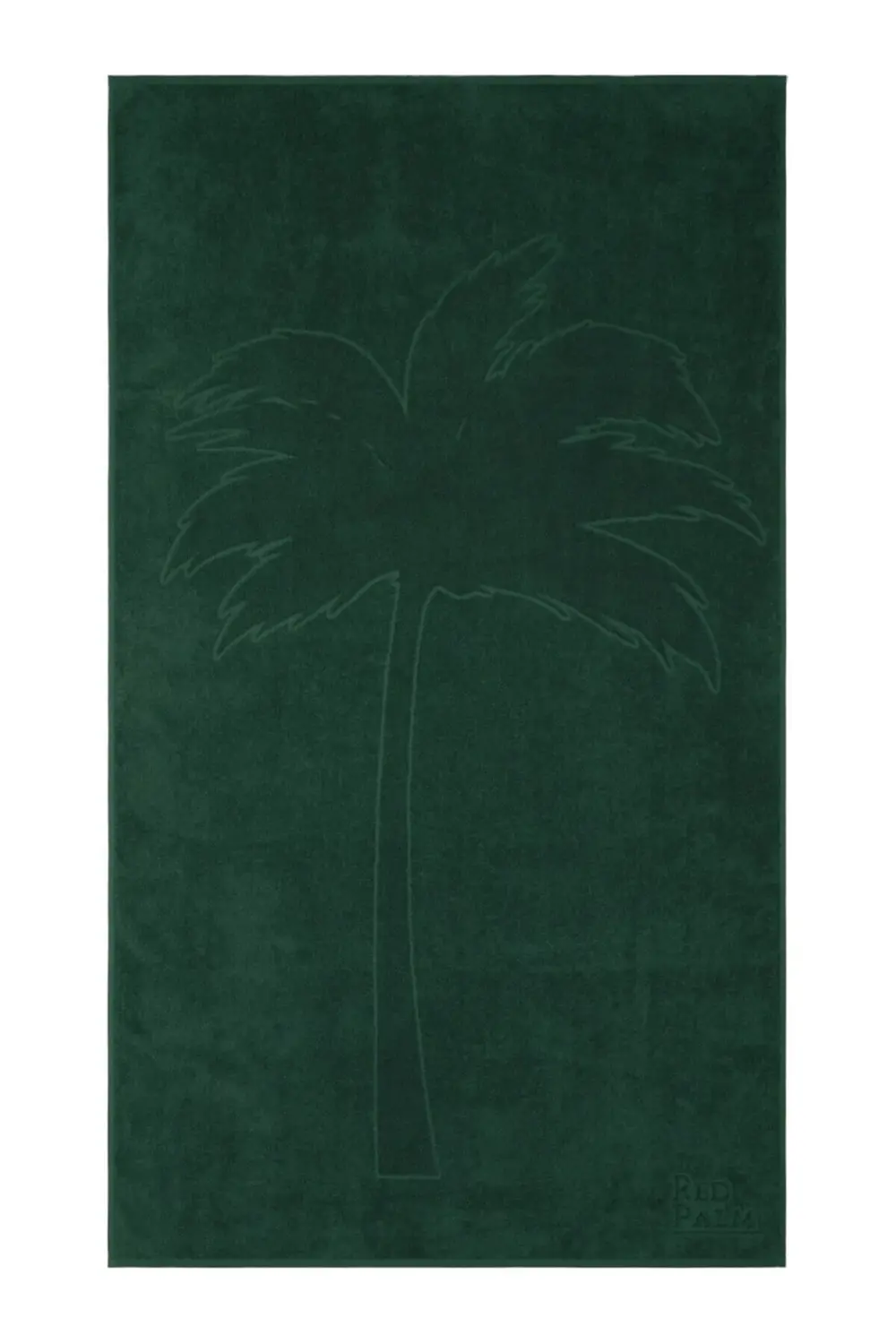 Plaj Çantasına Dönüşen %100 Pamuk Yeşil Plaj Havlusu