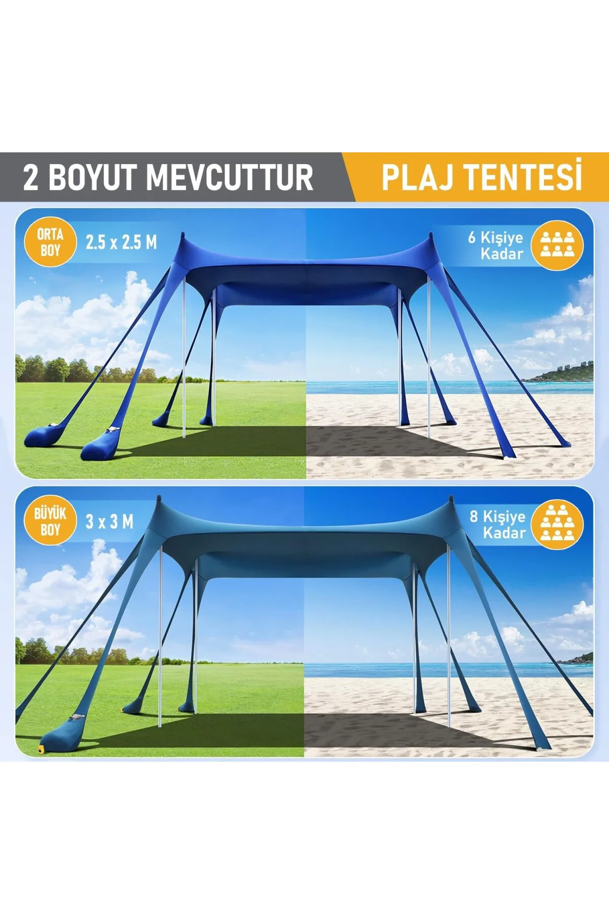 Plaj Gölgelik Tente Deniz Çadırı, Sahil Plaj Gölgeliği Kanopy, UP