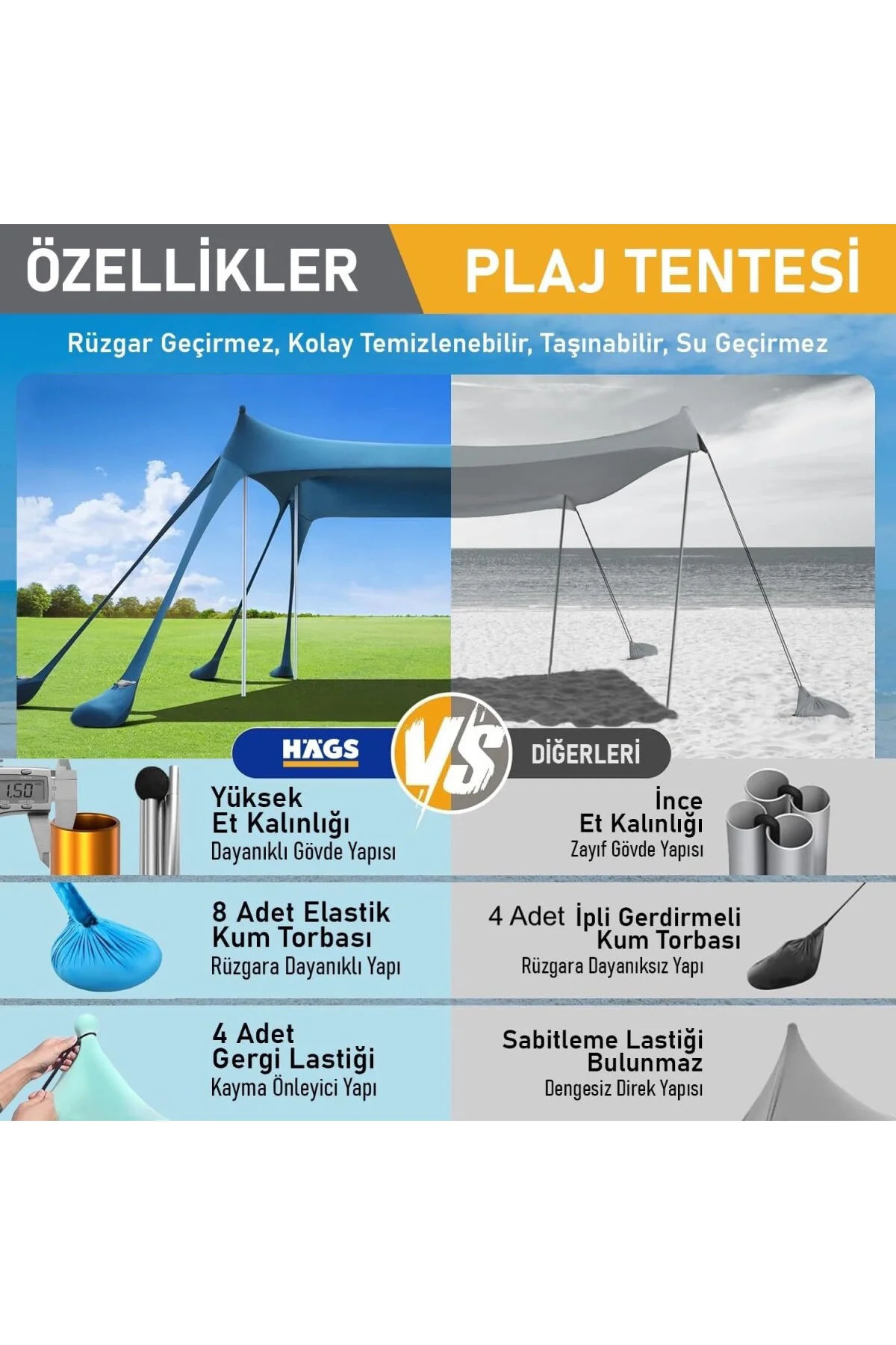 Plaj Gölgelik Tente Deniz Çadırı, Sahil Plaj Gölgeliği Kanopy, UP