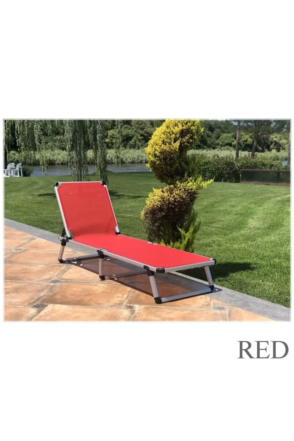 Plaj Için Katlanır Alüminyum Şezlong - Alüminyum Şezlong - Katlan