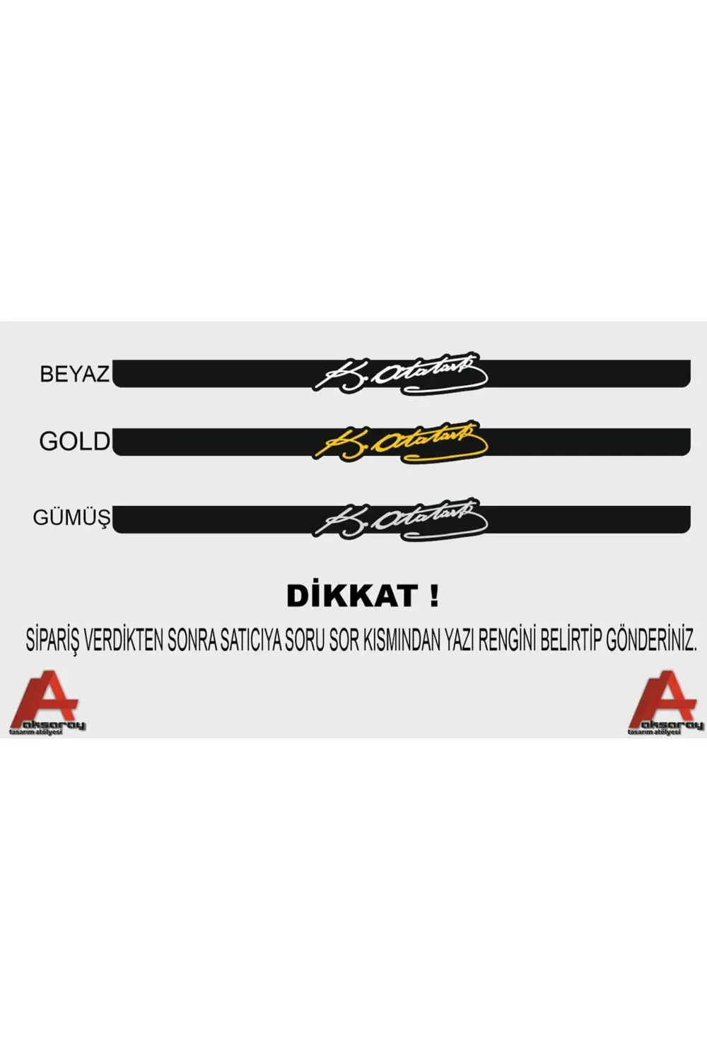 Plakalık Atatürk Imzalı 3d Kabartma Pleksi Lazer Kesim(çift)