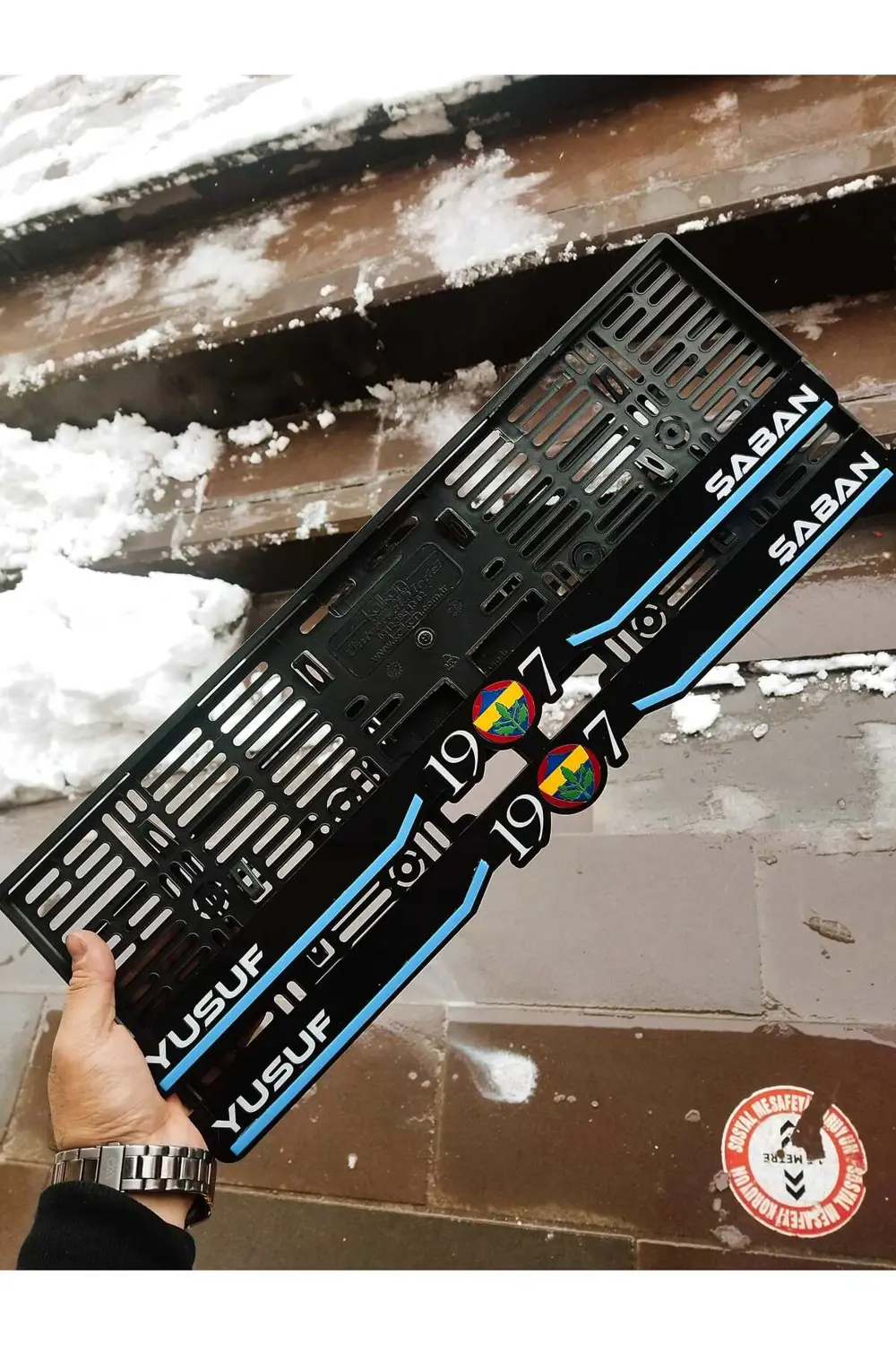 PLAKALIK FB LAZER KESİM PLEKSİ LÜKS ( 2 adet) özel