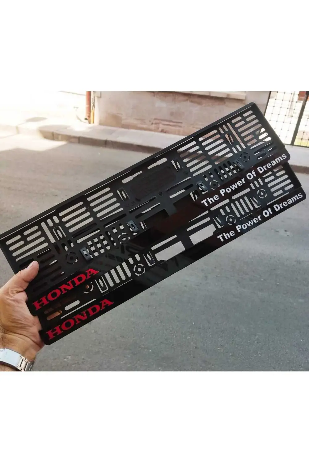 PLAKALIK HONDA Uyumlu LAZER KESİM PLEKSİ ( 2 ADET )