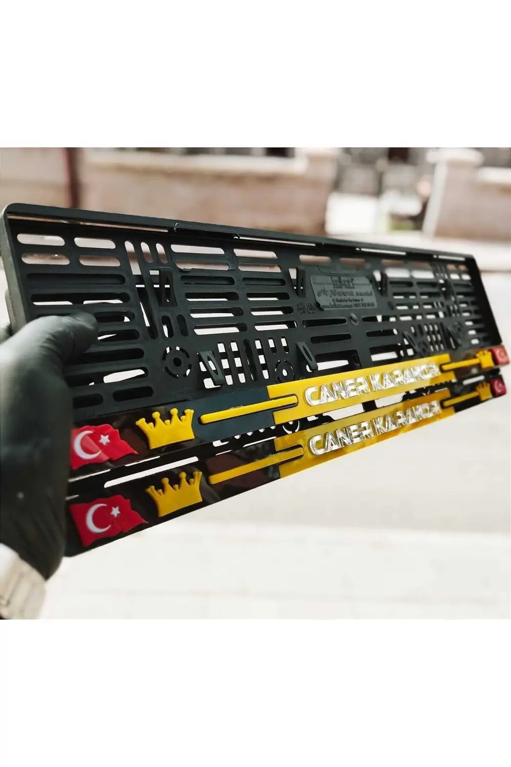 Plakalık Isimli 3d Kabartma Takmatik Pleksi Kişiye Özel (ÇİFT)