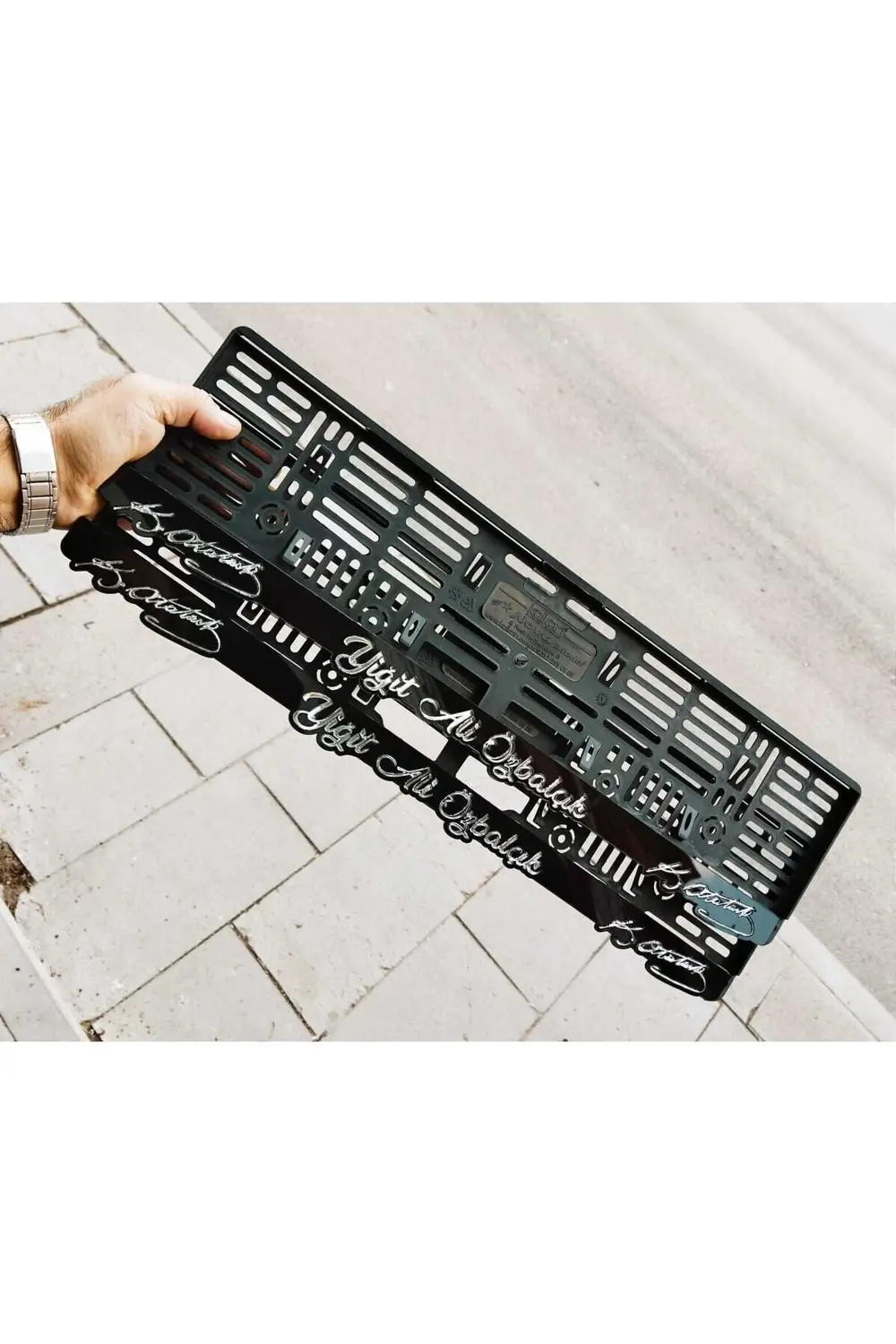 Plakalık Isimli Kişiye Özel Lazer Kesim Pleksi Takmatik (ÇİFT)