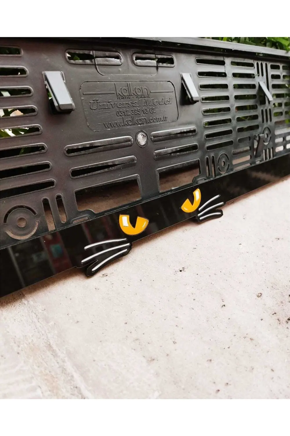Plakalık Kedi Göz Ve Bıyık Model Takmatik Pleksi Lazer Kesim Piya