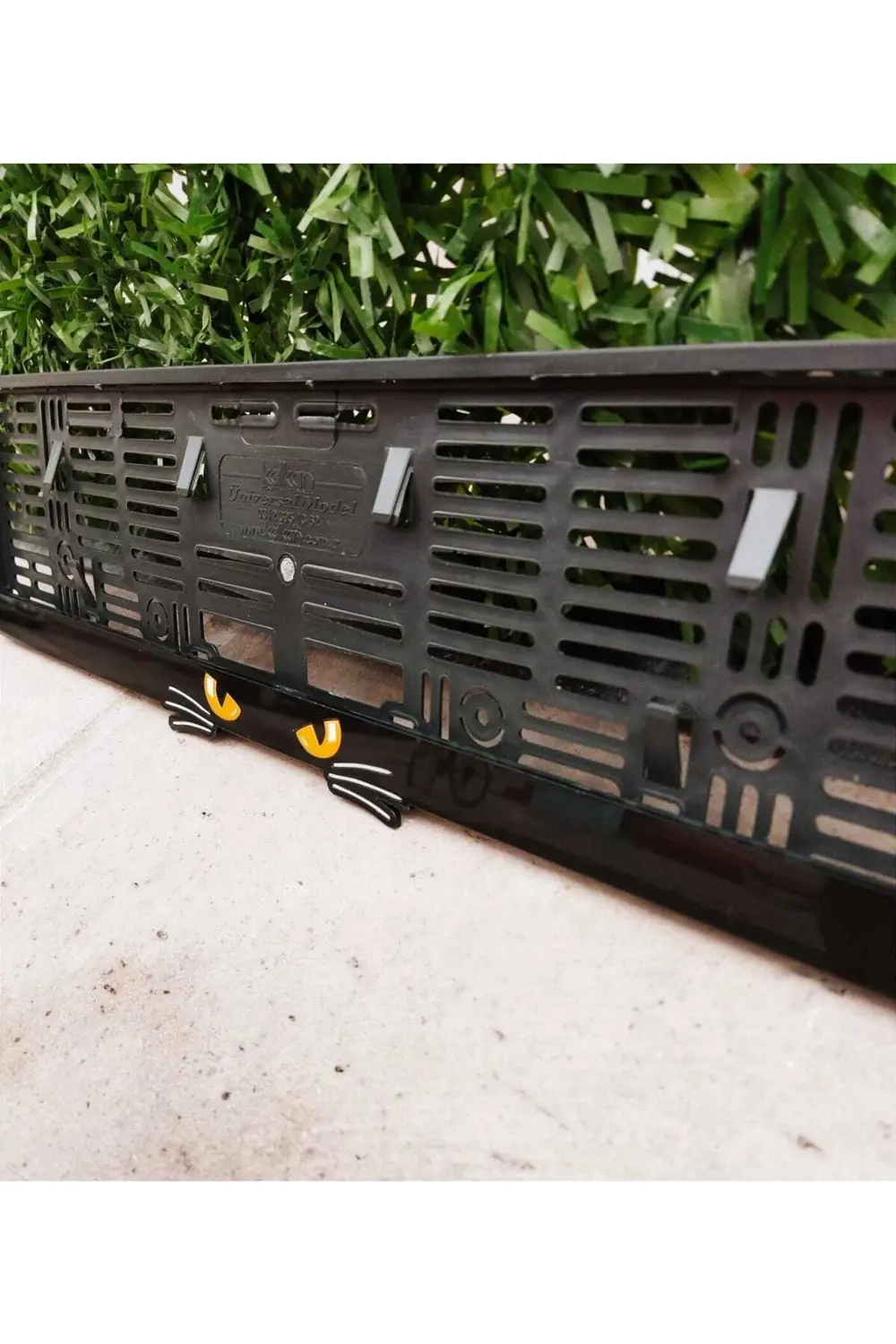 Plakalık Kedi Göz Ve Bıyık Model Takmatik Pleksi Lazer Kesim Piya