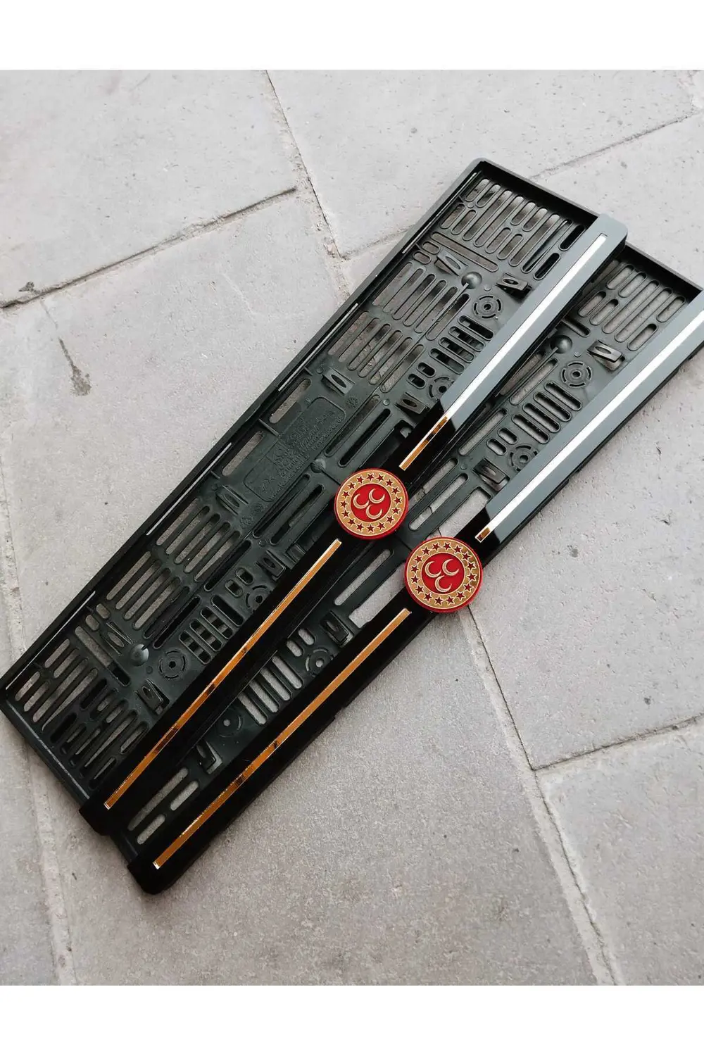 Plakalık Lazer Kesim Pleksi (2 Adet) CC FORS KİŞİYE ÖZEL PLAKALIK
