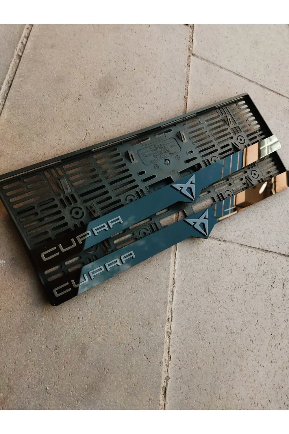 Plakalık Lazer Kesim Pleksi (2 Adet) CUPRA L KİŞİYE ÖZEL PLAKALIK