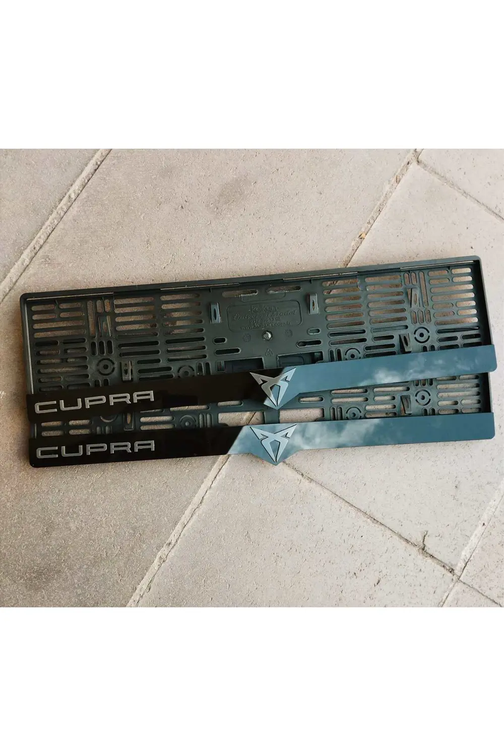 Plakalık Lazer Kesim Pleksi (2 Adet) CUPRA L KİŞİYE ÖZEL PLAKALIK