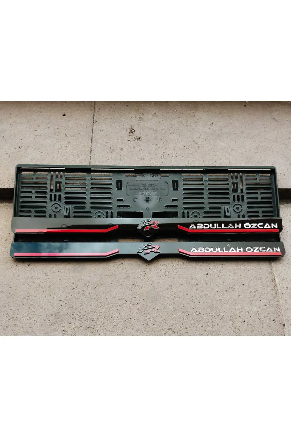 Plakalık Lazer Kesim Pleksi (2 Adet) Fr Logolu KİŞİYE ÖZEL PLAKAL