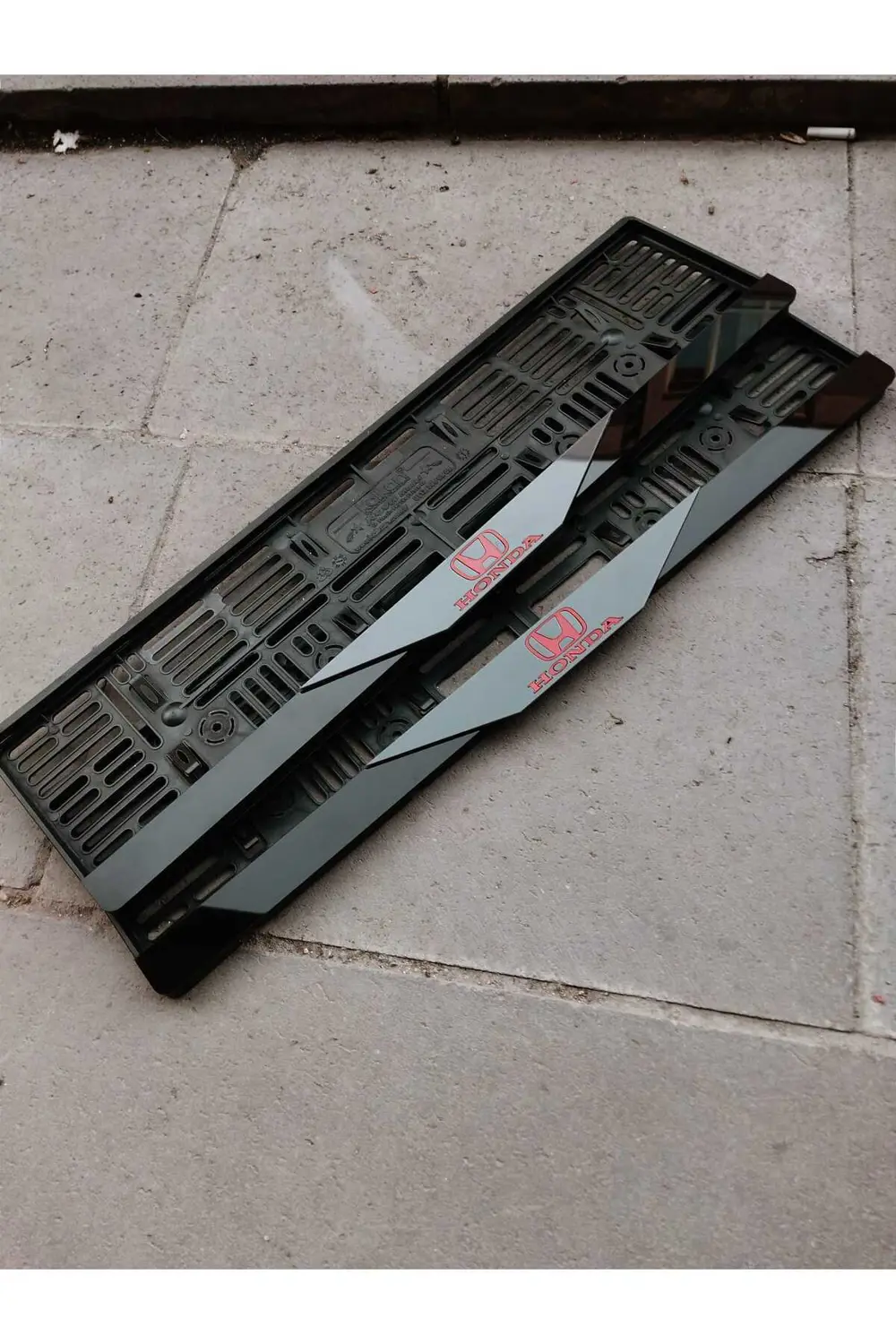 Plakalık Lazer Kesim Pleksi (2 Adet) HONDA KİŞİYE ÖZEL PLAKALIK|İ