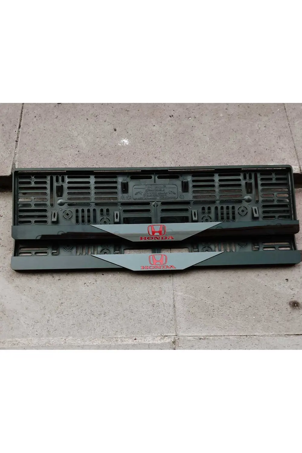 Plakalık Lazer Kesim Pleksi (2 Adet) HONDA KİŞİYE ÖZEL PLAKALIK|İ