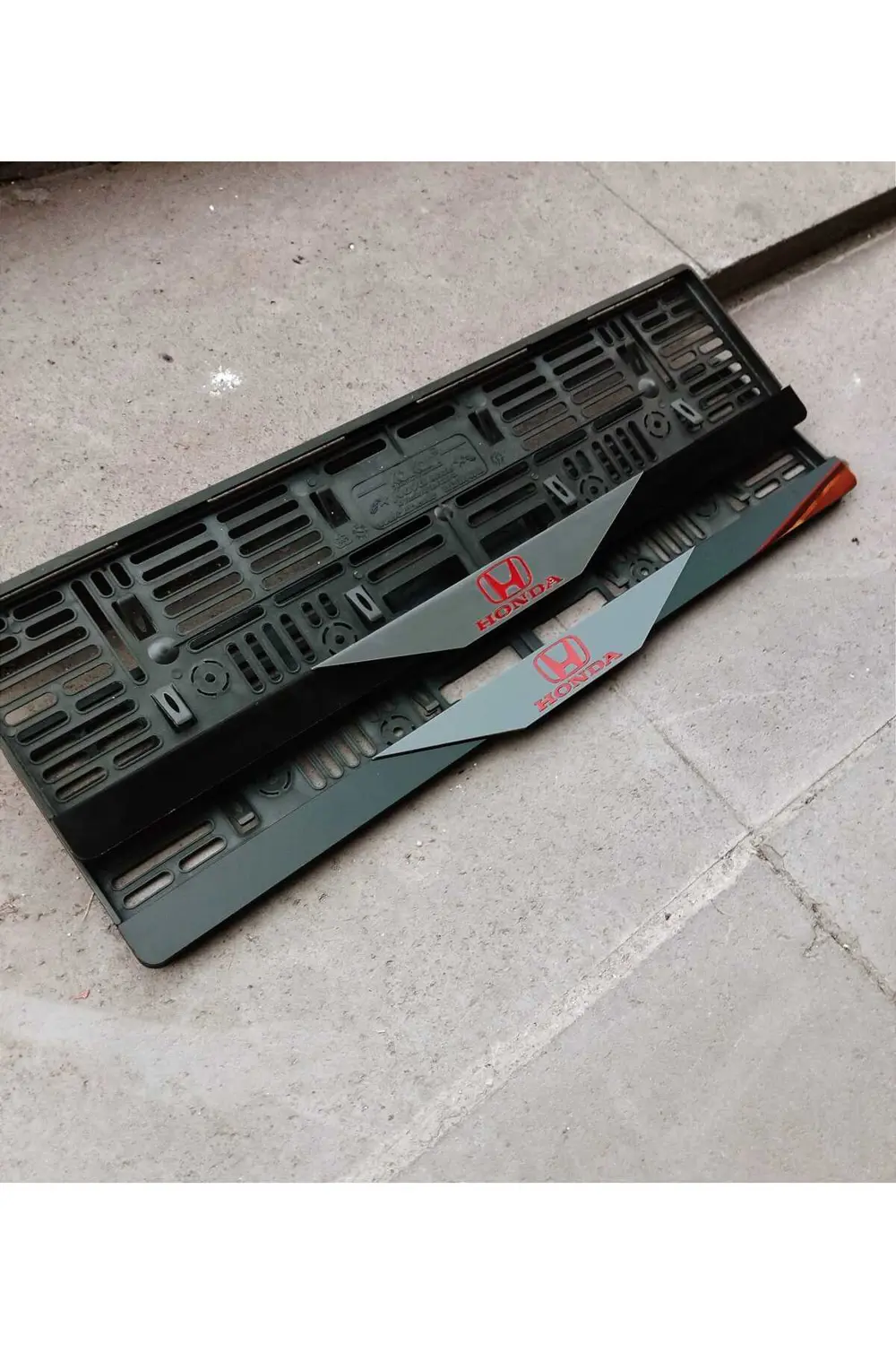 Plakalık Lazer Kesim Pleksi (2 Adet) HONDA KİŞİYE ÖZEL PLAKALIK|İ