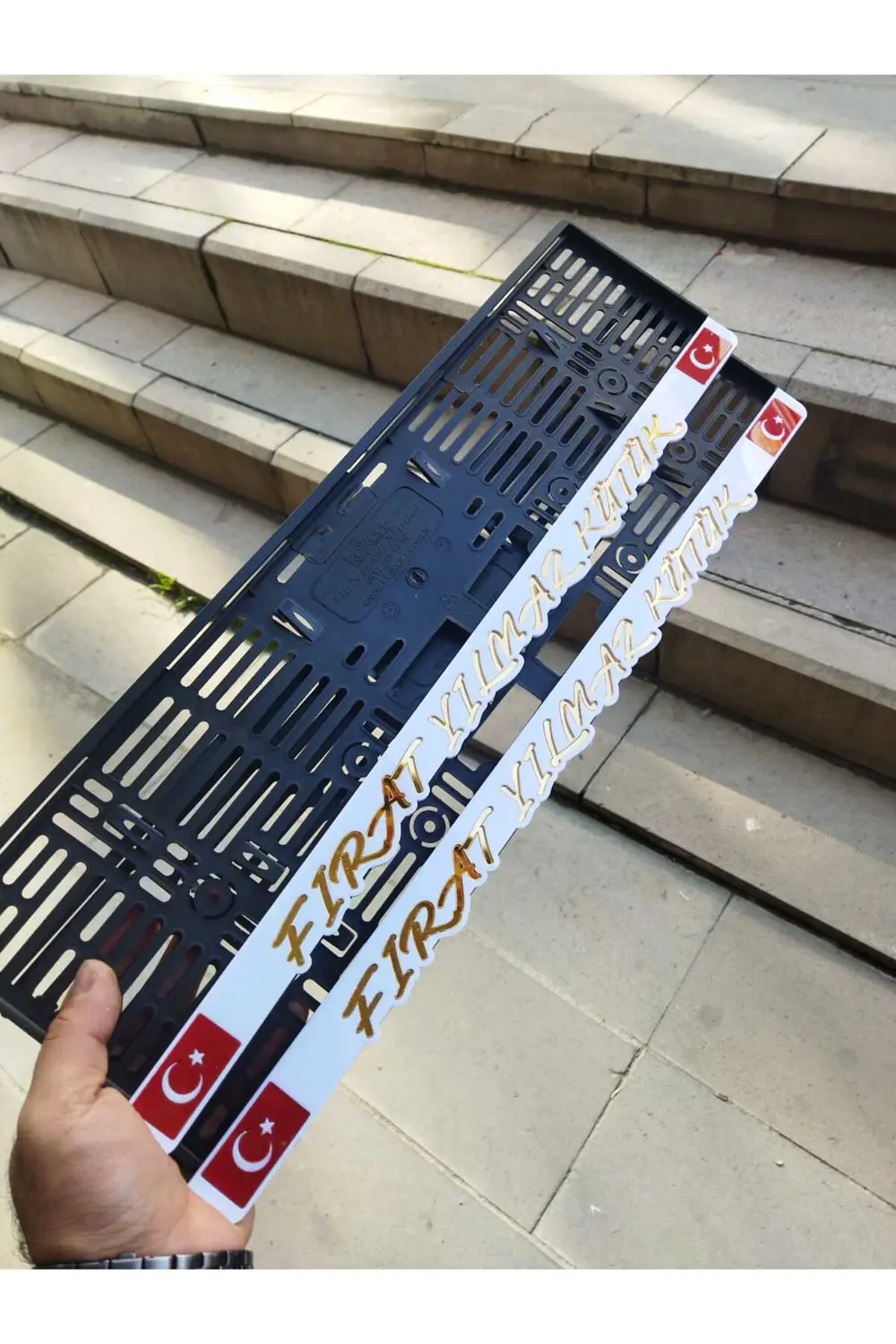 Plakalık Lazer Kesim Pleksi (2 Adet) KİŞİYE ÖZEL PLAKALIK|İSİME Ö