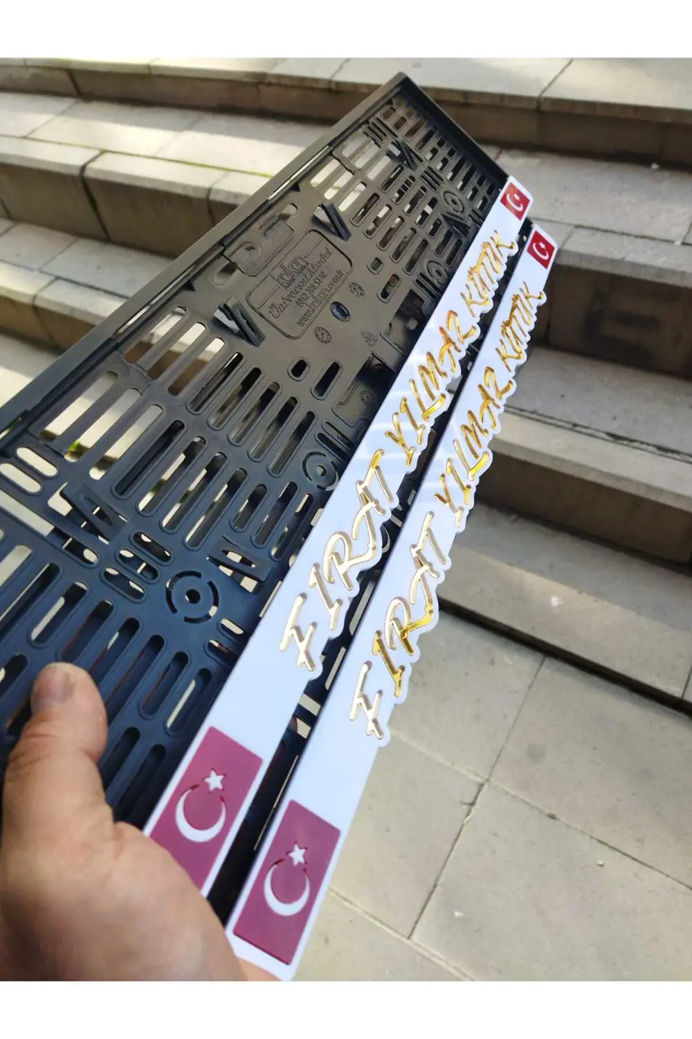 Plakalık Lazer Kesim Pleksi (2 Adet) KİŞİYE ÖZEL PLAKALIK|İSİME Ö