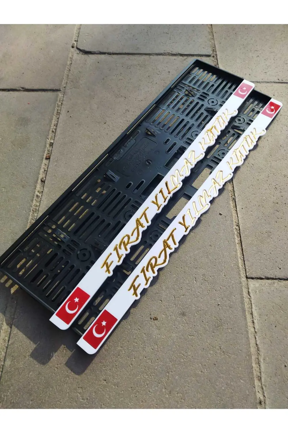 Plakalık Lazer Kesim Pleksi (2 Adet) KİŞİYE ÖZEL PLAKALIK|İSİME Ö