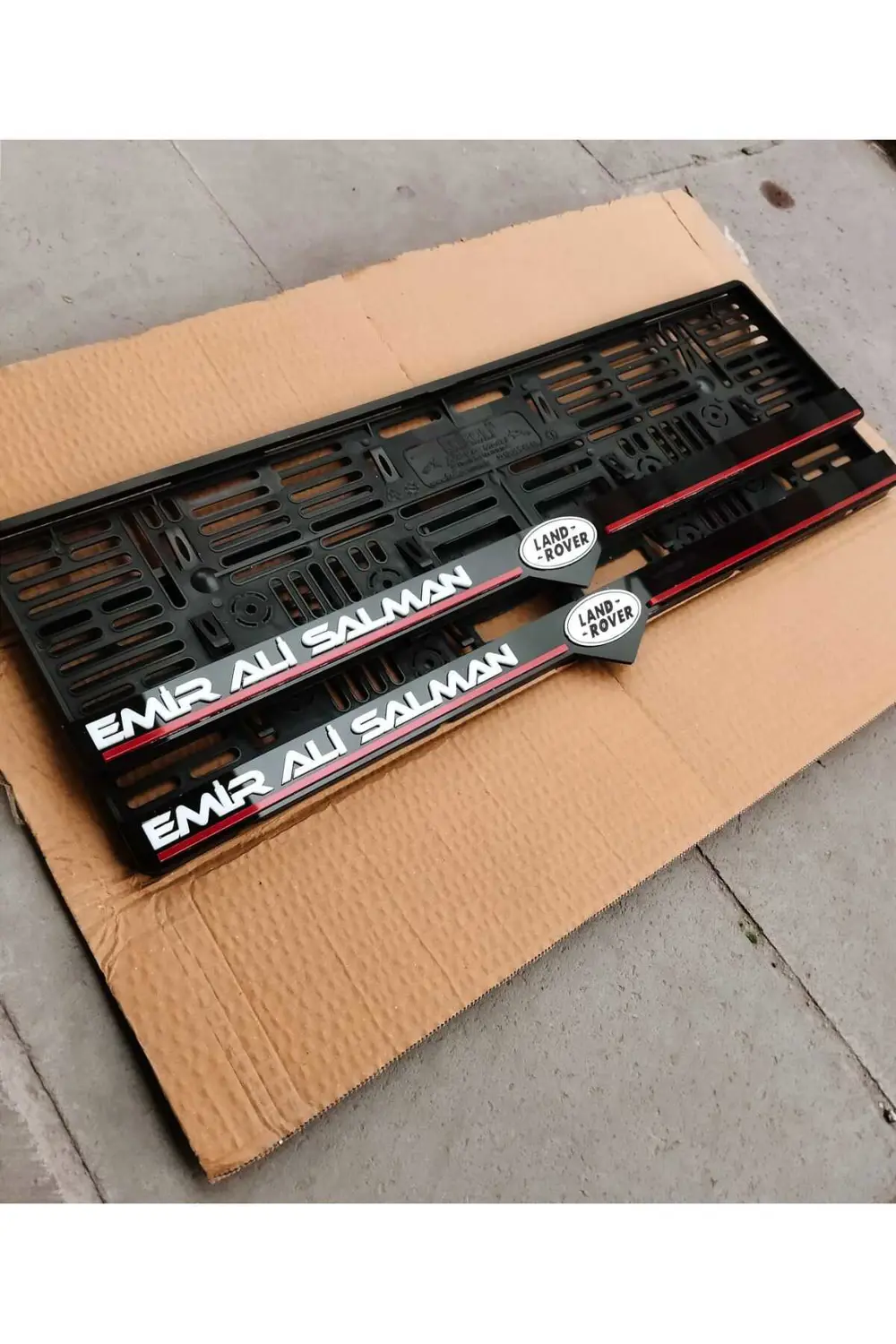 Plakalık Lazer Kesim Pleksi (2 Adet) Land Rover Uyumlu KİŞİYE ÖZE