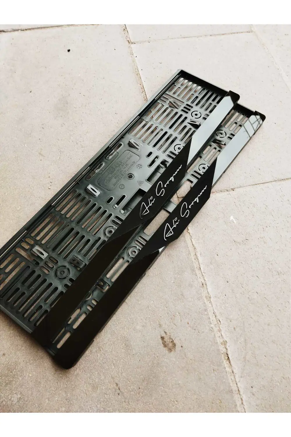 Plakalık Lazer Kesim Pleksi 2 Adet Mat Plakalık - Kişiye Özel- İs