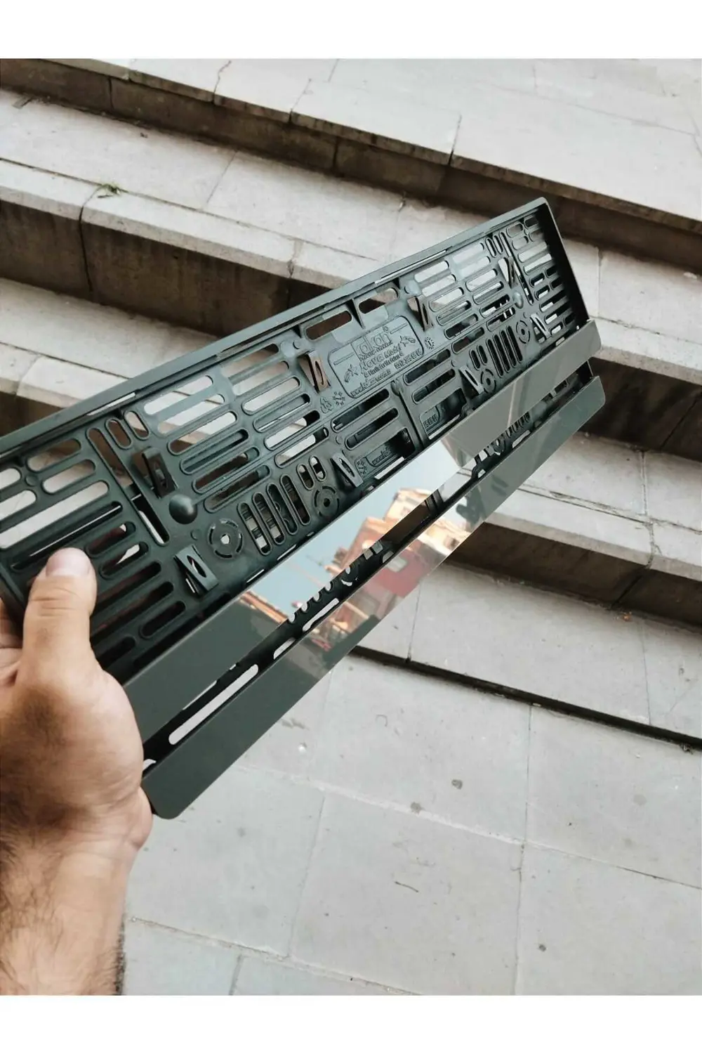 Plakalık Lazer Kesim Pleksi (2 Adet) METALİK GRİ PİYANO KİŞİYE ÖZ