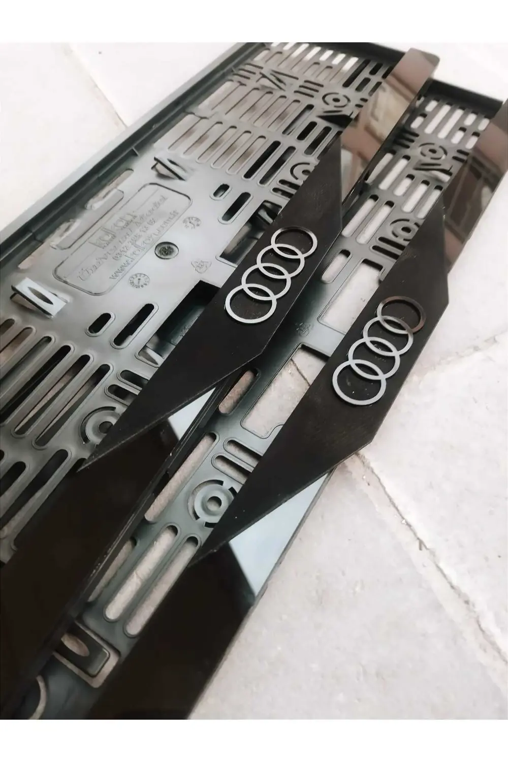 Plakalık Lazer Kesim Pleksi 2 Adet | özel üretim - mat | AUDİ Uyu