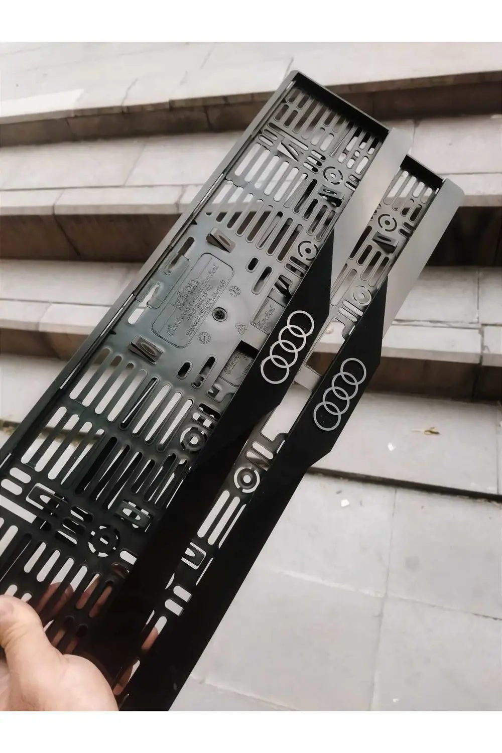 Plakalık Lazer Kesim Pleksi 2 Adet | özel üretim - mat | AUDİ Uyu