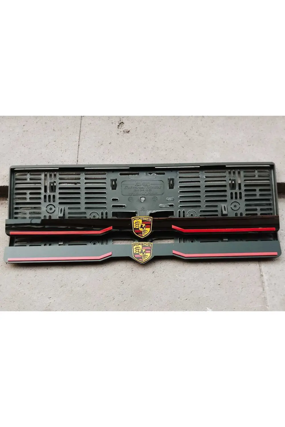 Plakalık Lazer Kesim Pleksi (2 Adet) Porsche Ki?şi?ye Özel Plakal