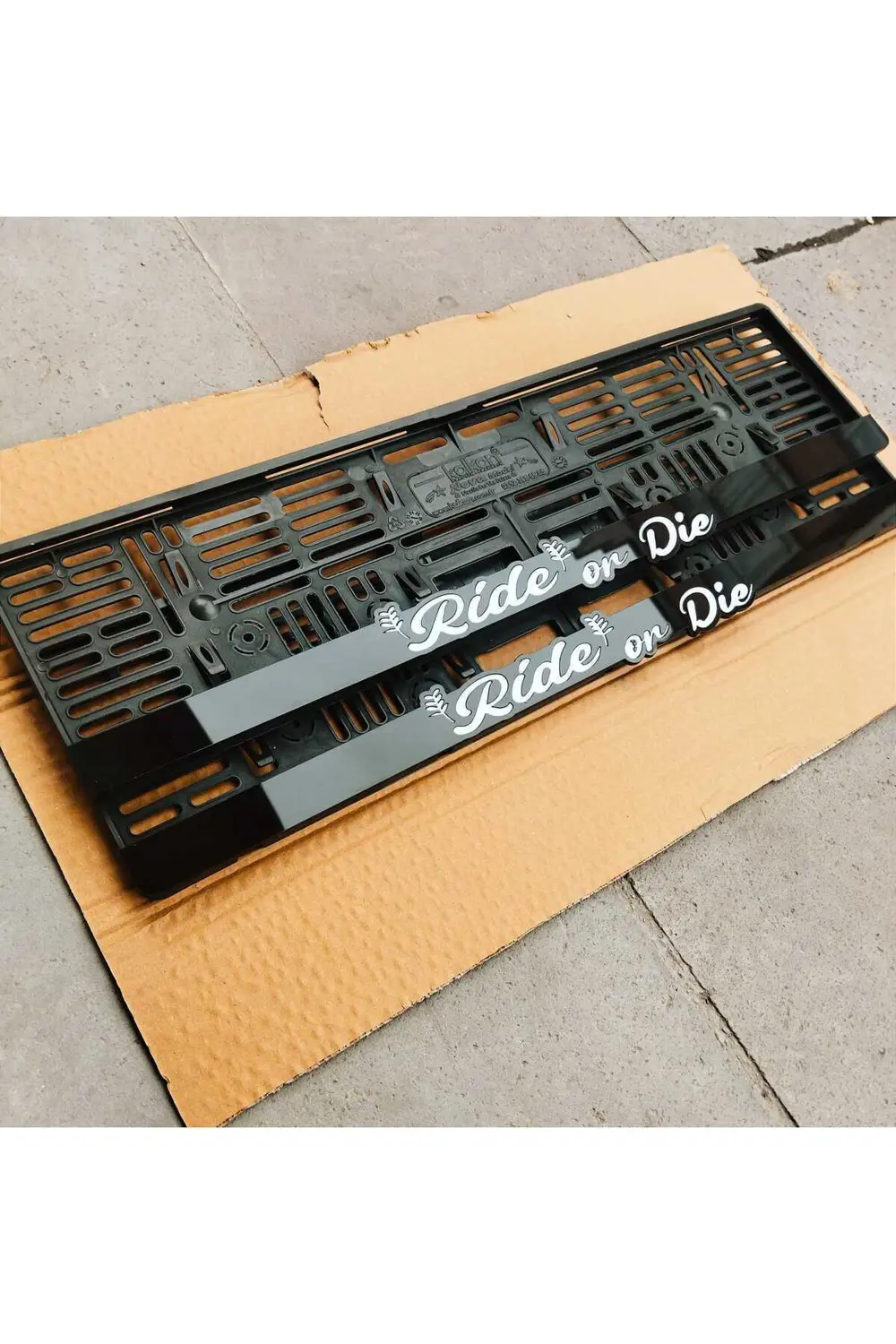 Plakalık Lazer Kesim Pleksi ( 2 Adet ) Ride Or Die KİŞİYE ÖZEL PL