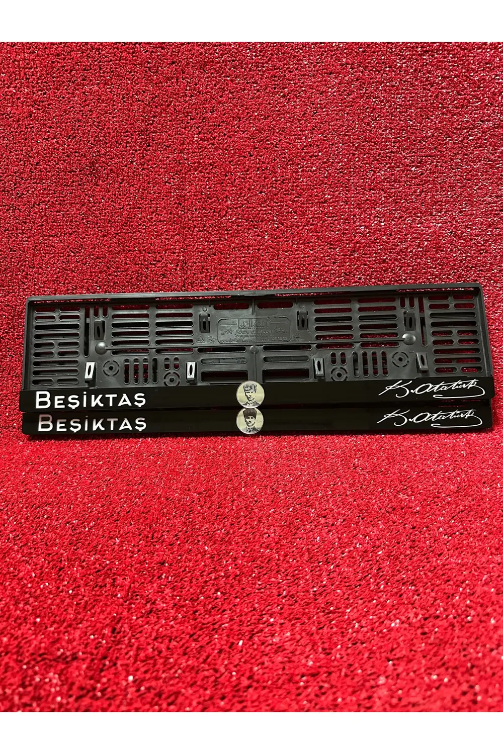 Plakalık Oto Araba Plakalığı K.ATATÜRK İmzalı BEŞİKTAŞ Yazılı ATA